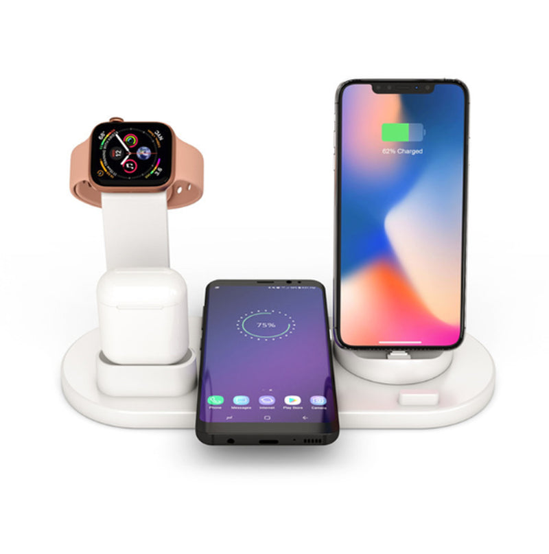 wireless charging stand for mobiles , smart watch , airbuds etc