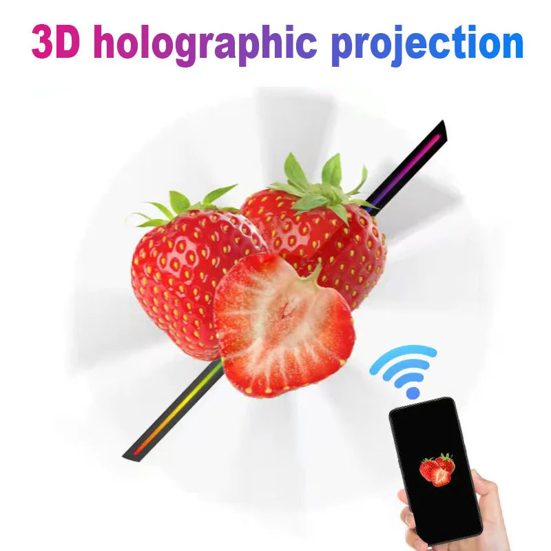 3D HD Hologram Fan Projector SD 42Cm LED Sign