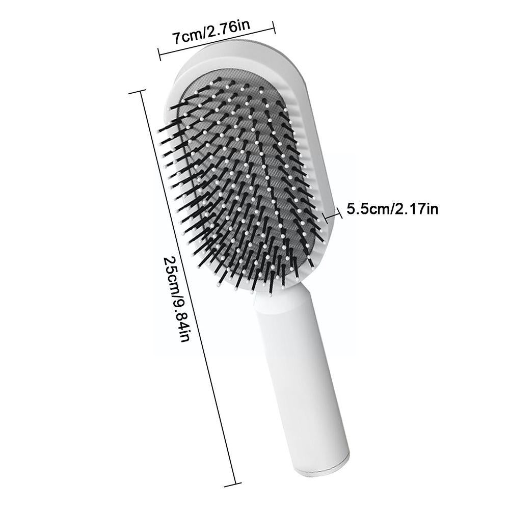 "3D Hair Growth Self-Cleaning Hairbrush | Scalp Massage Comb for Women | Anti-Hair Loss & Blood Circulation Booster"