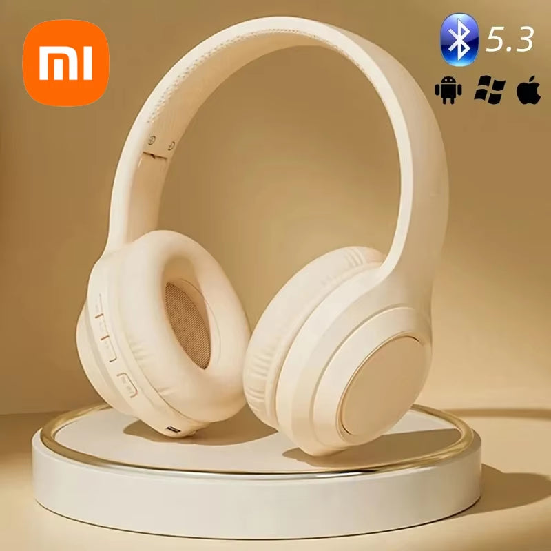 "XIAOMI TH30 Bluetooth 5.3 Wireless Headphones | Foldable Gaming Headset with Noise-Cancelling Mic, 250mAh Battery, and Immersive Sound for Music, Calls, and Sports"