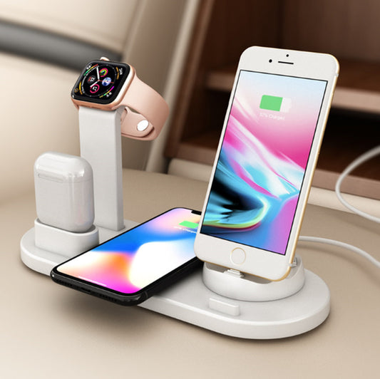 wireless charging stand for mobiles , smart watch , airbuds etc