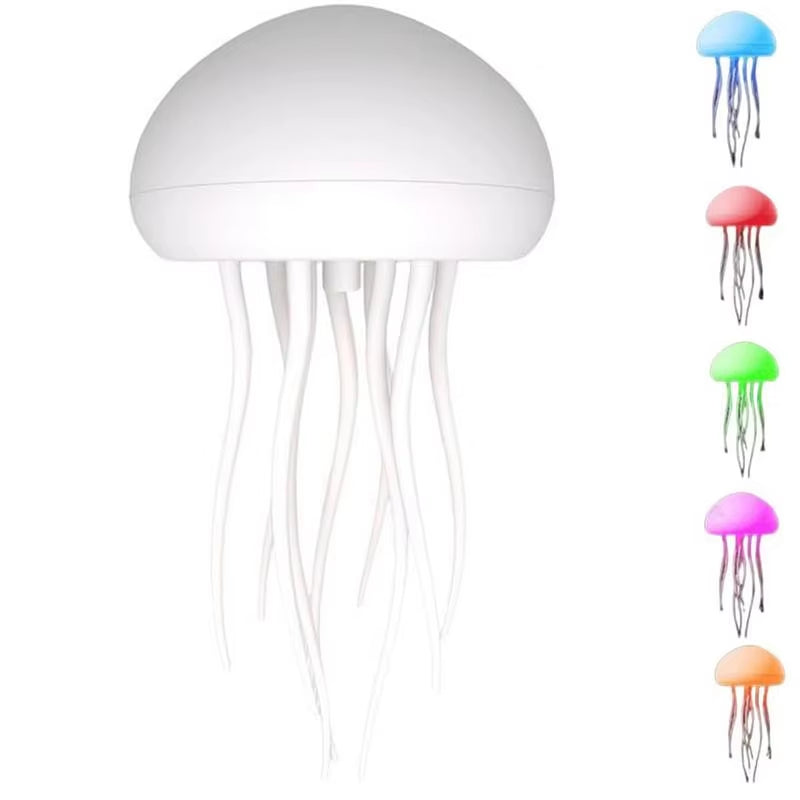 Jellyfish LED Lamp Voice Controlled Jellyfish Bedside Lamp for Bedside Desk Decorative Atmosphere Lighting