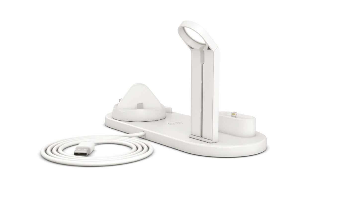 wireless charging stand for mobiles , smart watch , airbuds etc